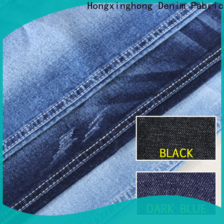 Hongxinghong cotton polyester denim fabric series for quick fashion brand