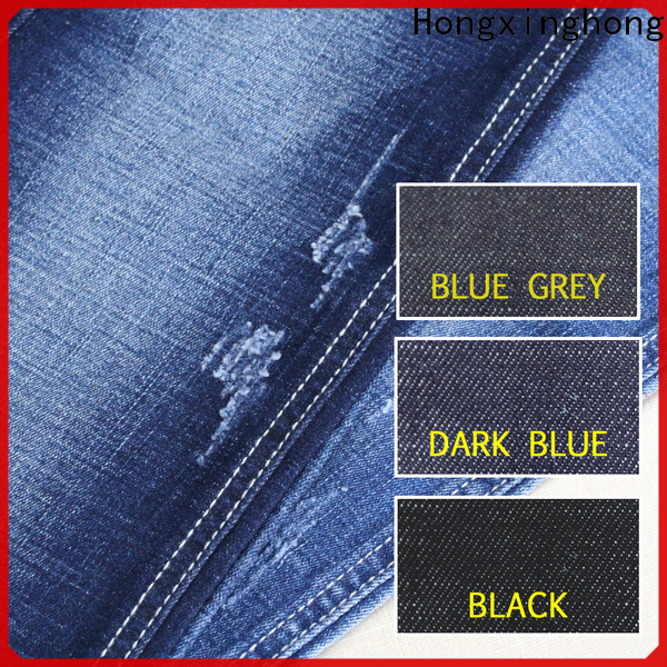 Hongxinghong quality best jeans fabric bulk production for jeans