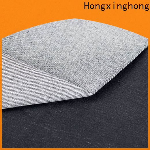 Hongxinghong durable black denim material wholesale for jeans