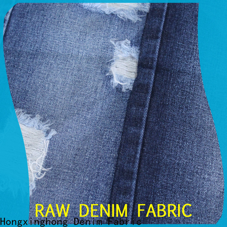 Hongxinghong organic cotton denim fabric wholesale for quick fashion brand