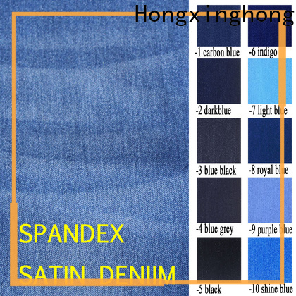 Hongxinghong best fabric for jeans shop now for quick fashion brand