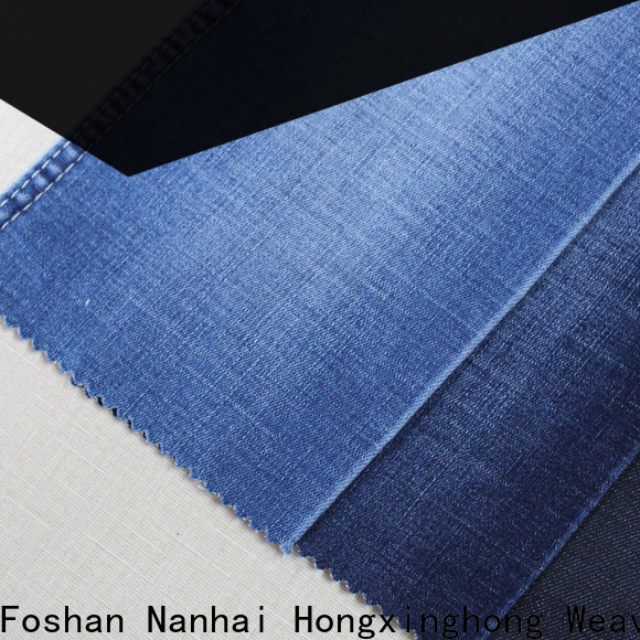 Hongxinghong good-looking denim fabric types wholesale for quick fashion brand