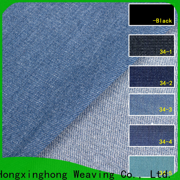 colorful cotton jean fabric manufacturer for pants