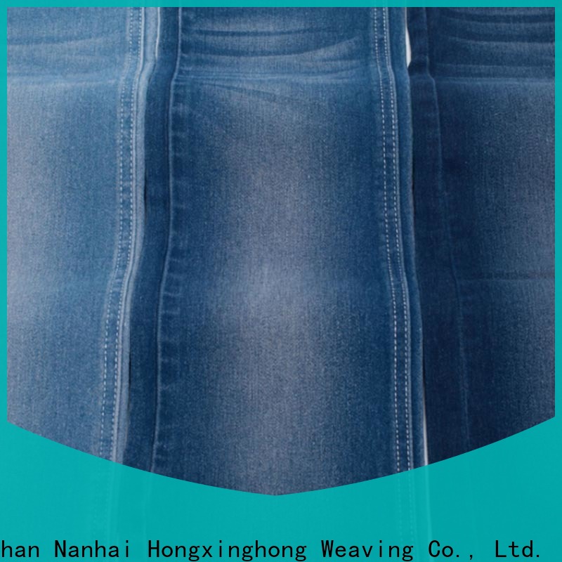 Hongxinghong denim fabric quality factory price for pants