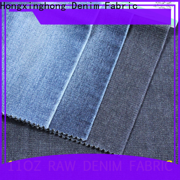 Hongxinghong jean cloth fabric bulk production for pants