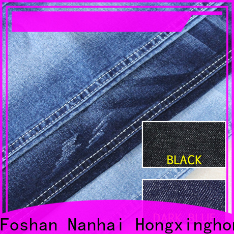 Hongxinghong denim polyester fabric dropshipping for pants