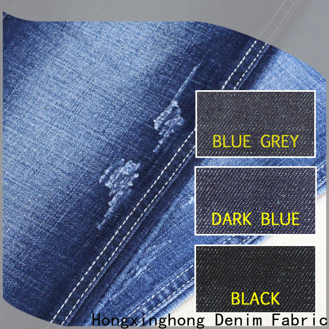 quality black denim fabric dropshipping for clothing