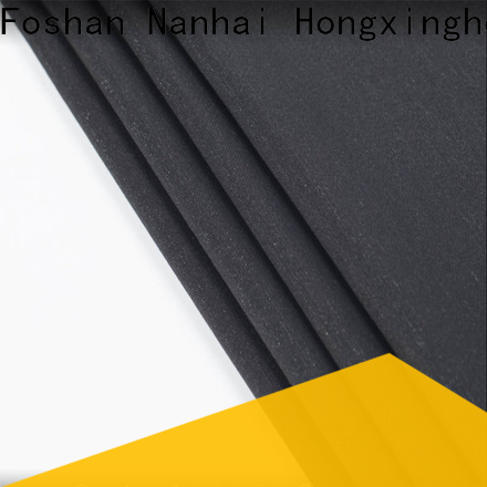 Hongxinghong practical black stretch denim fabric wholesale for clothing