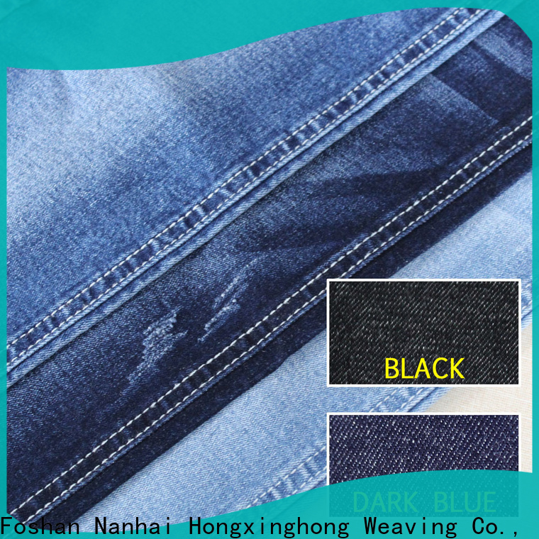 Hongxinghong cheap stretch denim fabric grab now for quick fashion brand