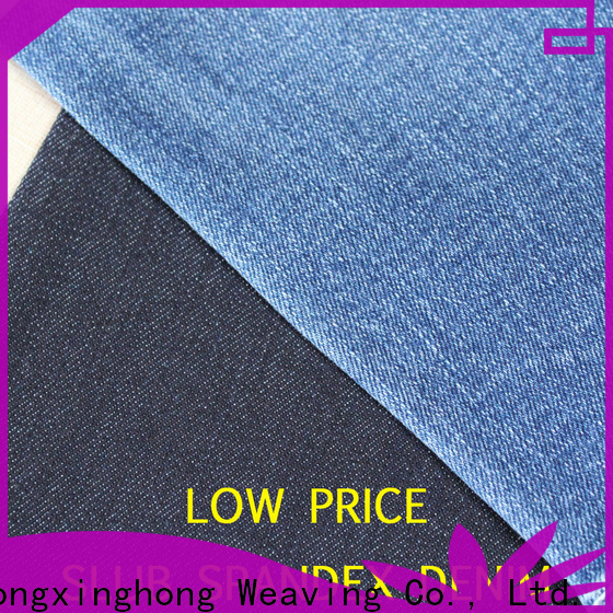 Hongxinghong stretch jeans material factory price for pants