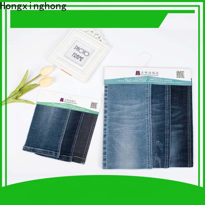 Hongxinghong denim cloth shop now for quick fashion brand