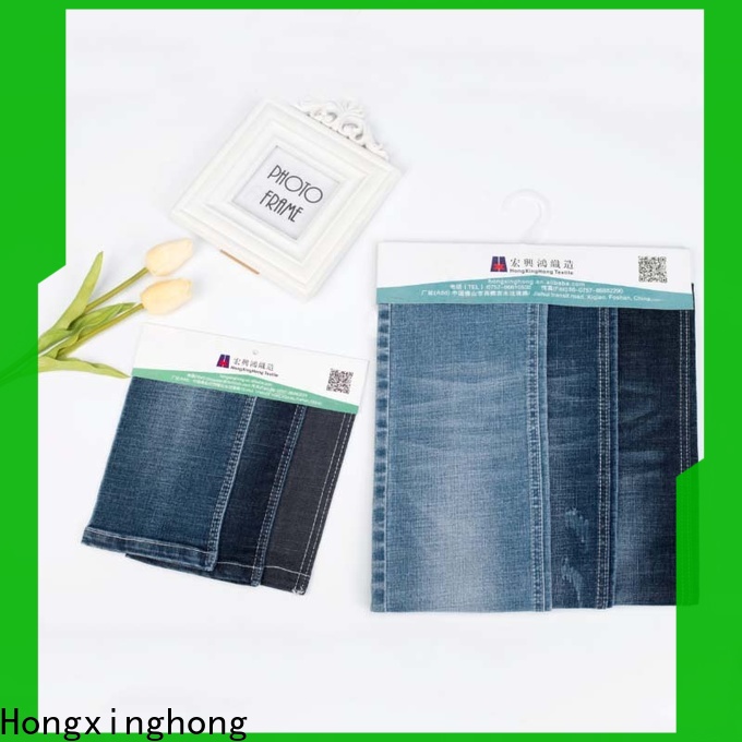 hot selling colored denim fabric manufacturer for clothing