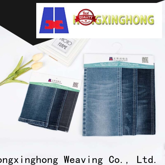 Hongxinghong hot selling jeans pant material series for jacket