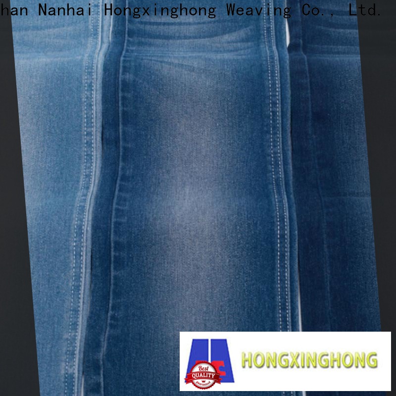 Hongxinghong denim fabric china manufacturer for trousers