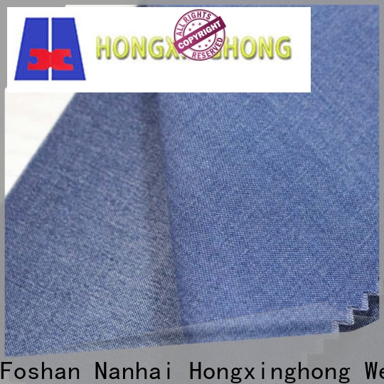 Hongxinghong widely used stock denim fabric supplier for jacket