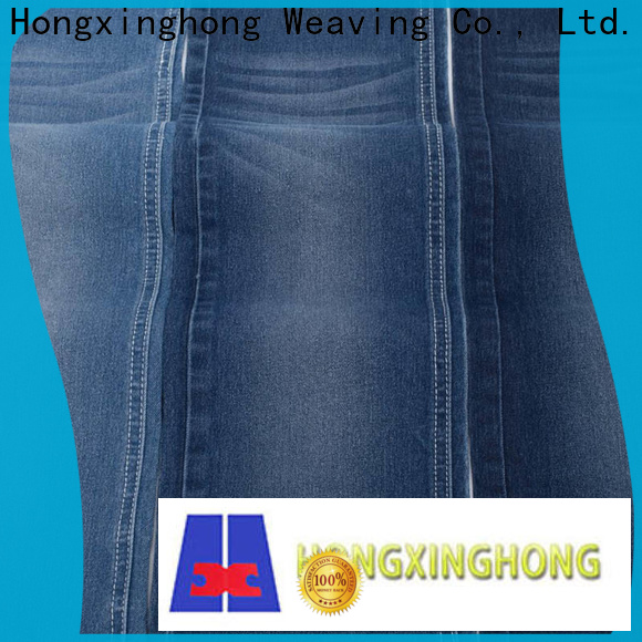 Hongxinghong comfortable stretchable jeans fabric wholesale for pants