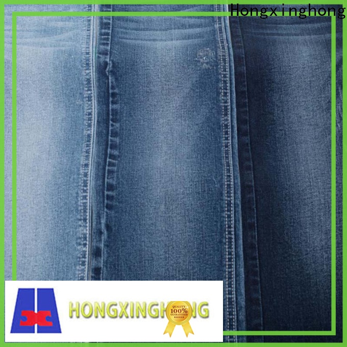 Hongxinghong soft denim material supplier for pants