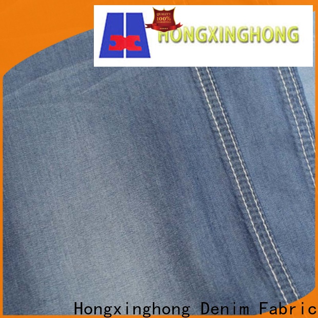 Hongxinghong lightweight stretch denim fabric factory price for dress