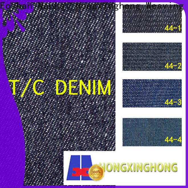 Hongxinghong fit denim samples dropshipping for quick fashion brand