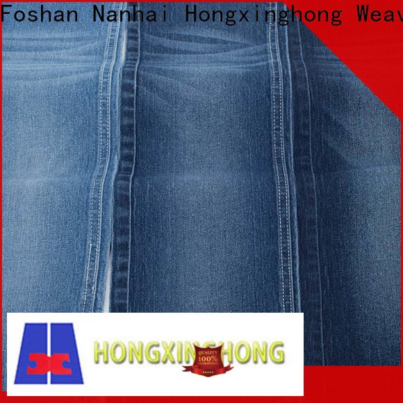 Hongxinghong firm stretch denim wholesale for quick fashion brand