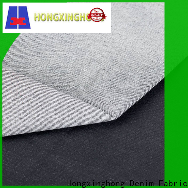 Hongxinghong coloured denim material series for dress