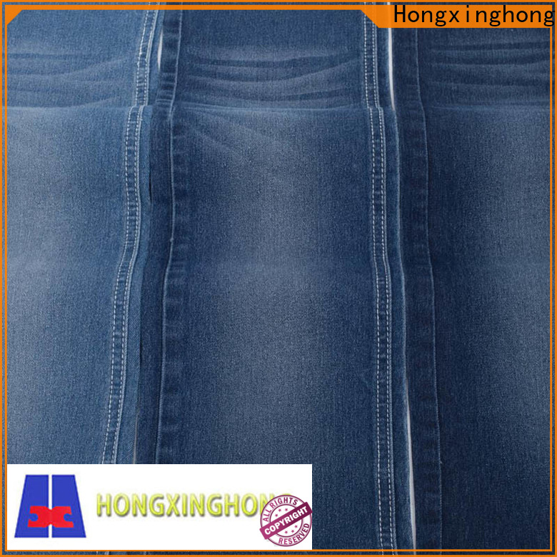 Hongxinghong fashion soft jeans material grab now for pants