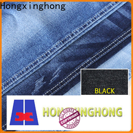 Hongxinghong comfortable dark blue denim fabric supplier for clothing