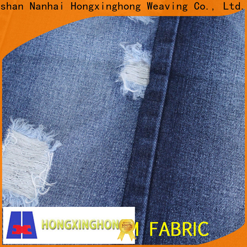 high reputation natural bull denim fabric supplier for pants