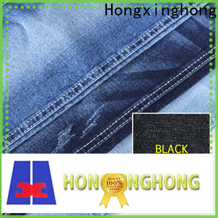 Hongxinghong good-looking blue denim material manufacturer for jacket