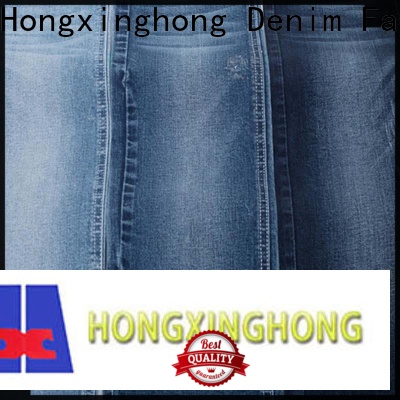 Hongxinghong different color jeans fabric online 100% cotton for jeans