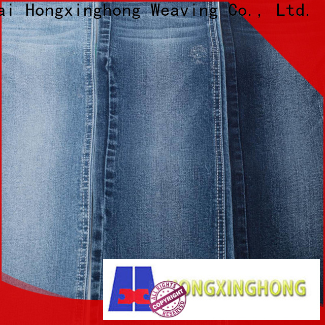 Hongxinghong cozy best denim material easy to apply for quick fashion brand