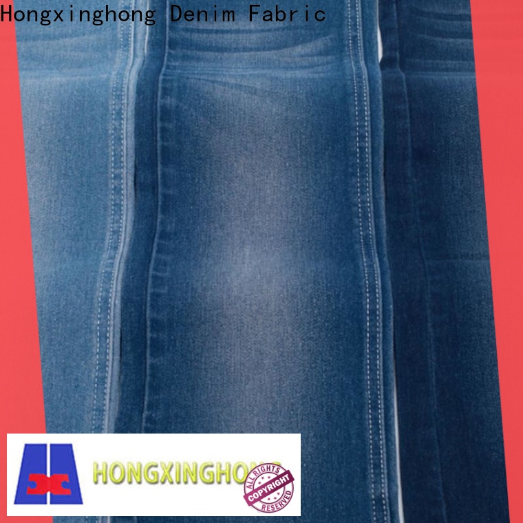 Hongxinghong competitive price jean fabric texture supplier for jacket