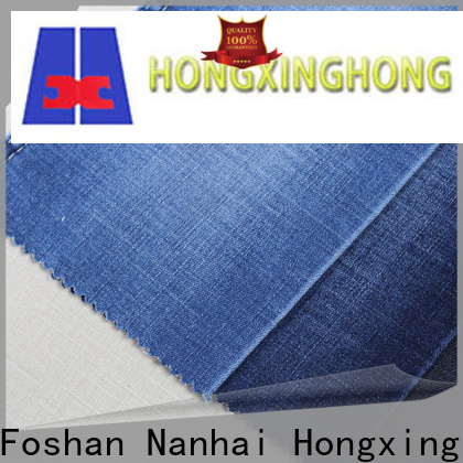 Hongxinghong different color lightweight denim factory price for skirt