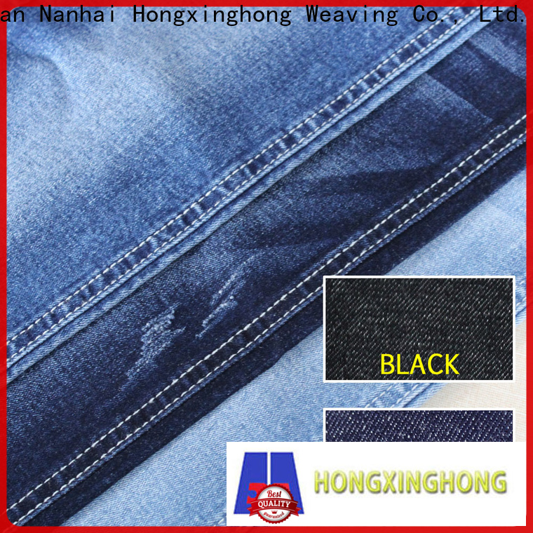 Hongxinghong different denim fabrics supplier for jeans