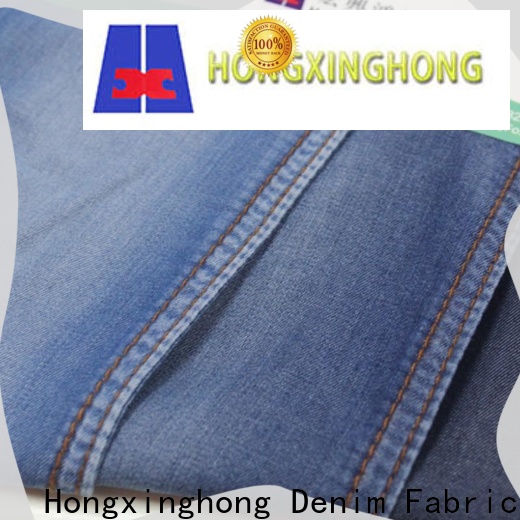 Hongxinghong jean fabric types supplier for dress