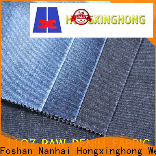 Hongxinghong popular organic cotton denim fabric supplier for pants