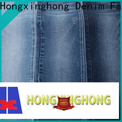 Hongxinghong competitive price 100 cotton denim fabric factory price for pants