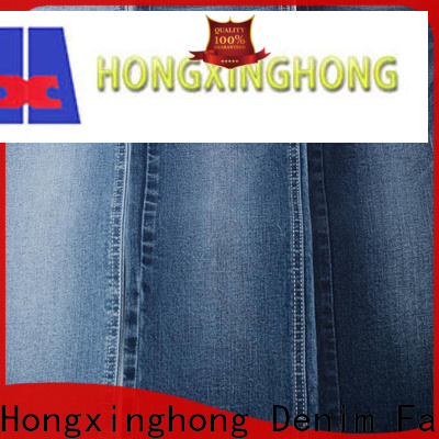 Hongxinghong colorful denim and cotton series for quick fashion brand