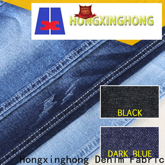 Hongxinghong denim jeans color bulk production for jacket