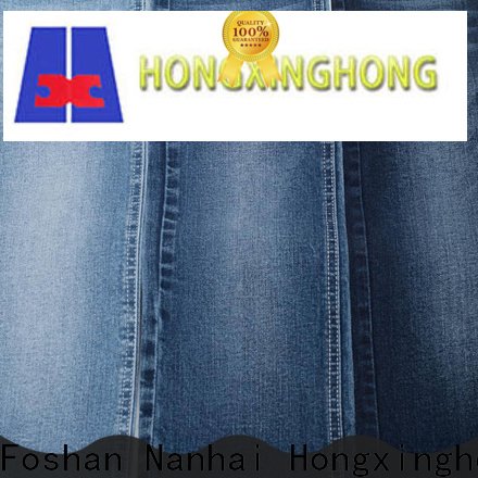 Hongxinghong denim jean material manufacturer for pants