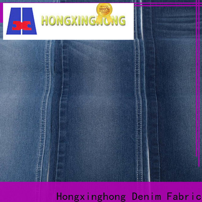 Hongxinghong durable stretch denim material supplier for quick fashion brand