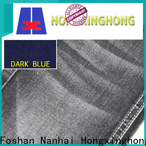 Hongxinghong hot selling stretchable jeans material bulk production for shirt