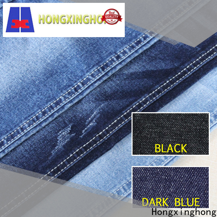 Hongxinghong denim cloth easy to apply for pants