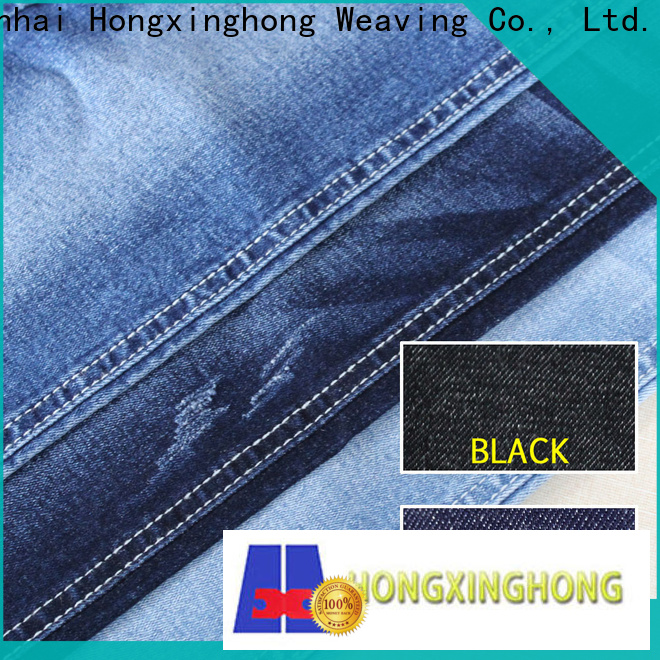 Hongxinghong colored denim fabric dropshipping for dress