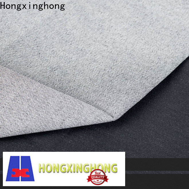 Hongxinghong 100 cotton denim fabric shop now for quick fashion brand