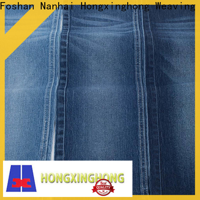 Hongxinghong denim cloth material manufacturer for quick fashion brand