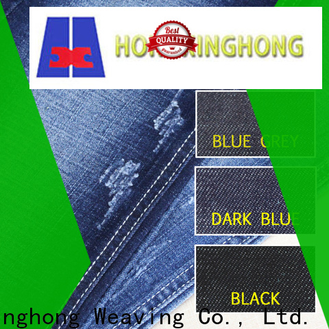 Hongxinghong stretch denim fabric factory price for quick fashion brand