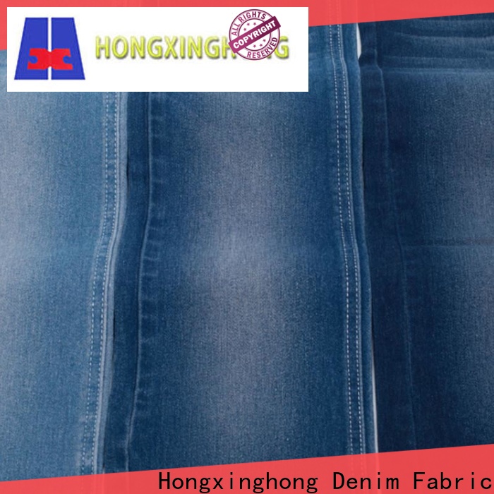 Hongxinghong competitive price cotton denim stretch factory price for pants