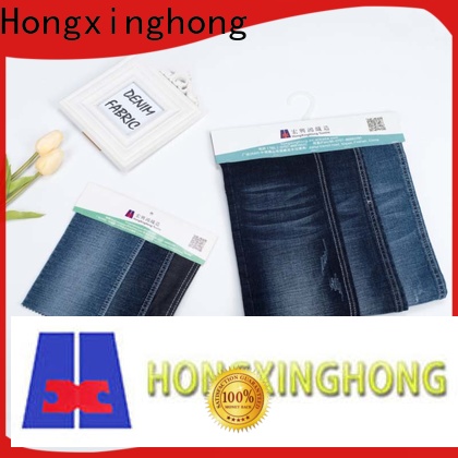 fashion colored denim fabric supplier for clothing