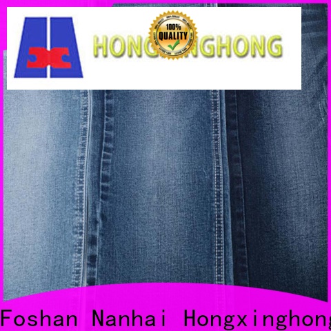 Hongxinghong good looking jeans raw material 100% cotton for jeans